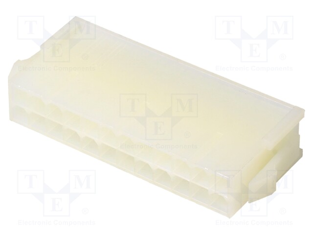 Plug; wire-wire; male; N42G; 4.2mm; PIN: 24; 600V; Locking: latch