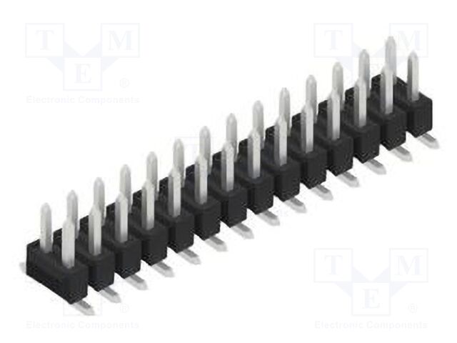 Connector: pin strips; pin header; male; PIN: 28; 2.54mm; SMT; 2x14