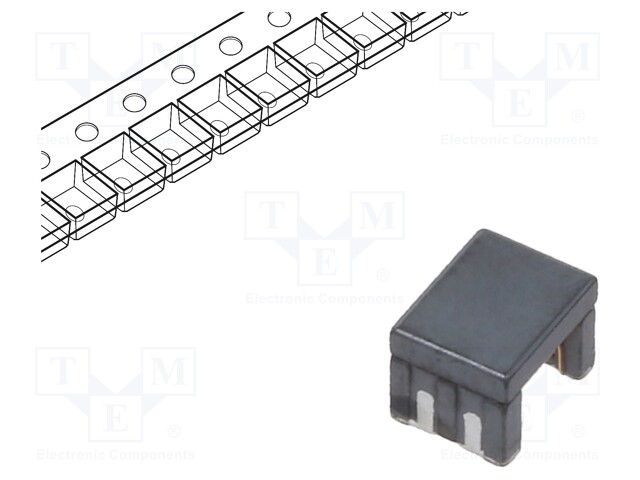 Choke, Common Mode, DLW32MH_XK Series, 100 mA, 3.2mm x 2.5mm x 2.5mm