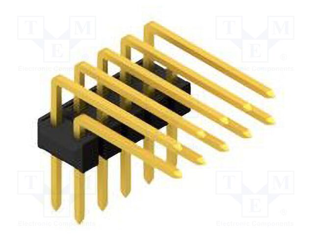 Connector: pin strips; pin header; male; PIN: 10; 2.54mm; THT; 2x5
