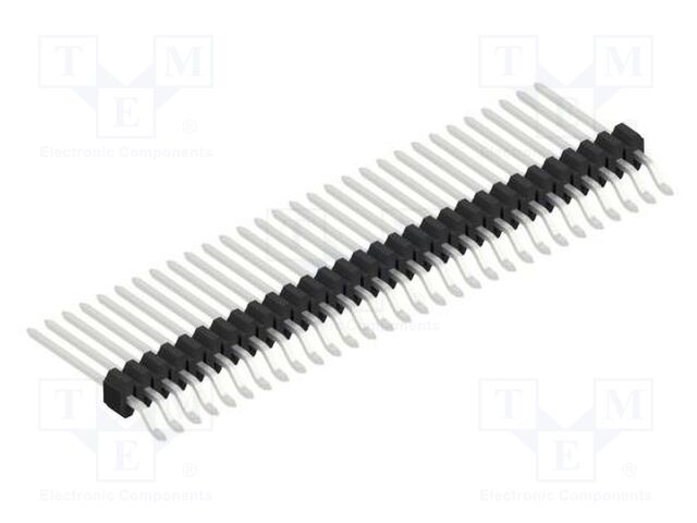 Connector: pin strips; pin header; male; PIN: 30; 1.27mm; SMT; 1x30