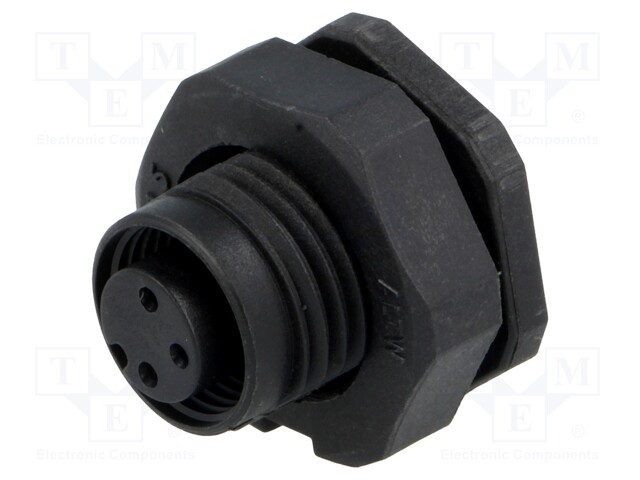 Socket; M12; PIN: 3; female; A code-DeviceNet / CANopen; THT; IP68