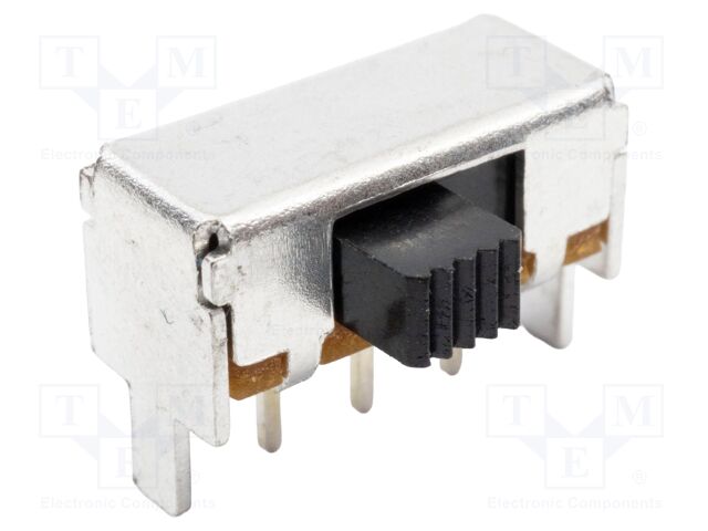 Switch: slide; Pos: 2; SPDT; 0.2A/30VDC; BBM (non-shorting),ON-ON