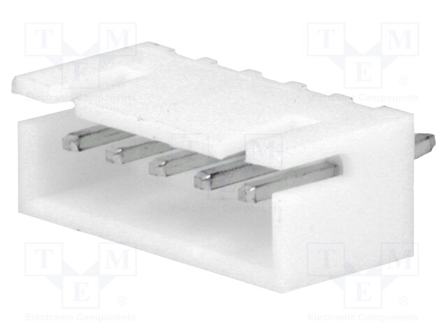 Socket; wire-board; male; A2501; 2.5mm; PIN: 5; THT; 250V; 3A; tinned