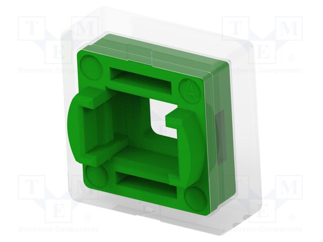 Cap; Body: green