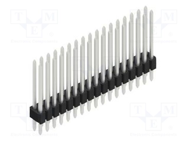 Connector: pin strips; pin header; male; PIN: 34; 1.27mm; THT; 2x17
