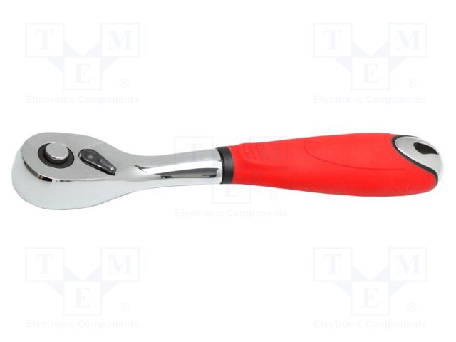 Rattle; 3/8"; with switch; 201mm; Teeth: 72