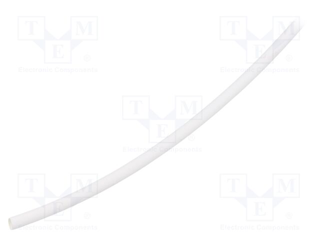 Heat shrink sleeve; thin walled,flexible; 2: 1; 3.2mm; white