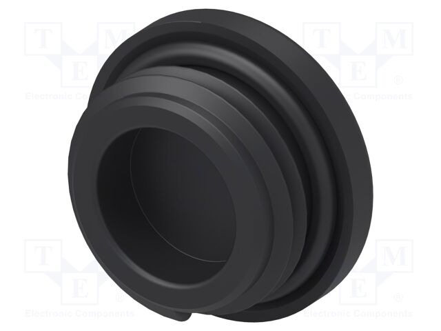 Stopper; polyamide; black; IP68; Entrelec; Gland: M16; 6mm