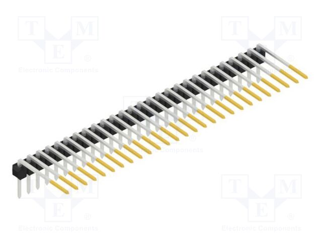 Connector: pin strips; pin header; male; PIN: 27; 2.54mm; THT; 1x27