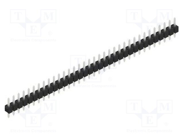 Connector: pin strips; pin header; male; PIN: 34; 2.54mm; THT; 1x34