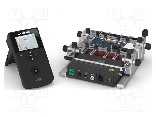 Preheater; 108x70mm; 300W; 50÷250°C; ESD; Kit: thermocouple K x2