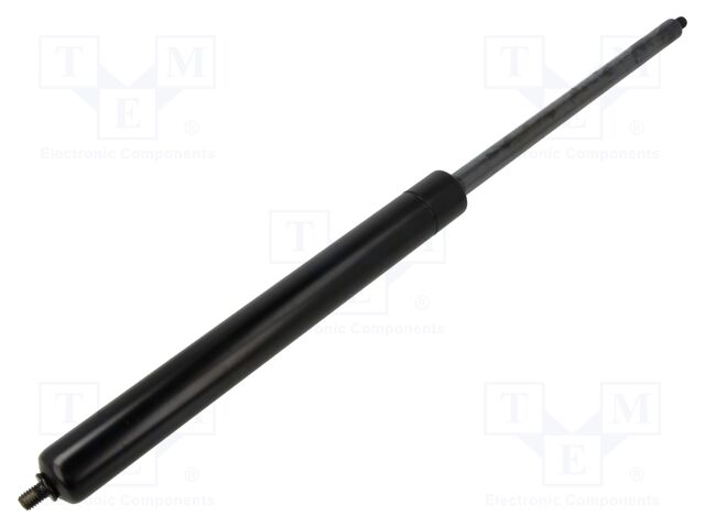Gas spring; Thread: M8; E: 455mm; Øout: 27mm; Piston diam: 14mm