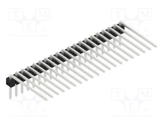 Connector: pin strips; pin header; male; PIN: 20; 2.54mm; THT; 1x20