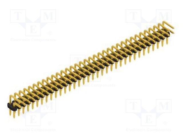 Connector: pin strips; pin header; male; PIN: 68; 2mm; THT; 2x34