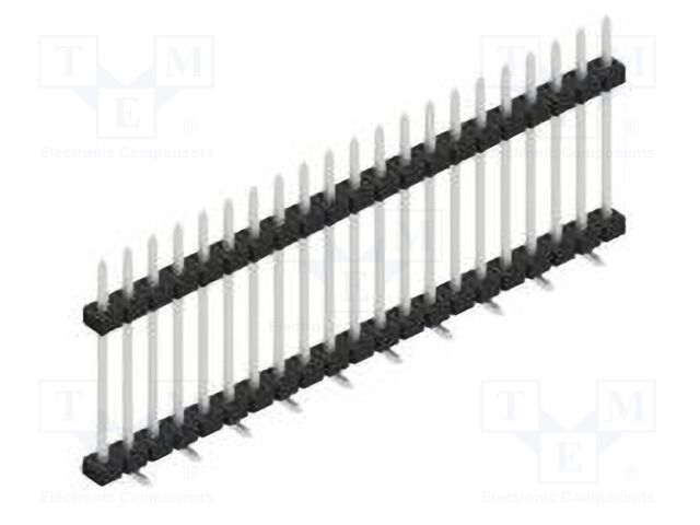 Connector: pin strips; pin header; male; PIN: 21; 2mm; SMT; 1x21
