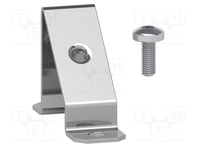 Mounting holder; steel; W: 70mm; H: 50mm; D: 220mm; Plating: zinc