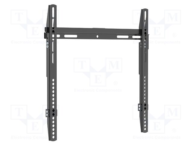 Holder; for wall mounting; 40kg; 32÷55"; black; permanent