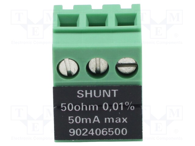 Test acces: current shunt