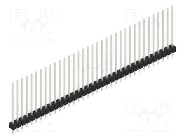 Connector: pin strips; pin header; male; PIN: 35; 2.54mm; THT; 1x35