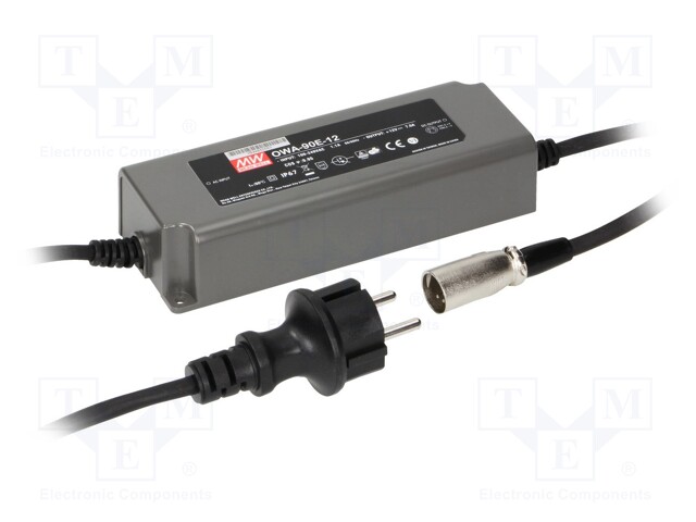 Power supply: switched-mode; LED; 90W; 20VDC; 4.5A; 90÷264VAC; IP67