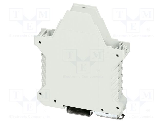 Enclosure base; white,grey; UL94V-0; ME 22,5; X: 107.3mm; Y: 99mm