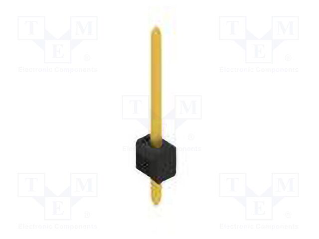 Connector: pin strips; pin header; male; PIN: 1; 2.54mm; THT; 1x1