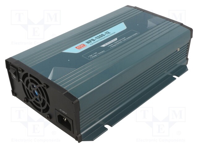 Charger: for rechargeable batteries; 70A; 240÷800Ah; 13.8VDC