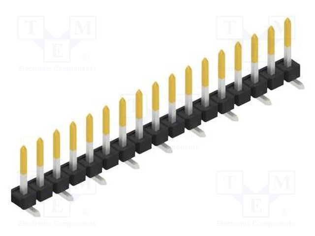 Connector: pin strips; pin header; male; PIN: 17; 2.54mm; SMT; 1x17