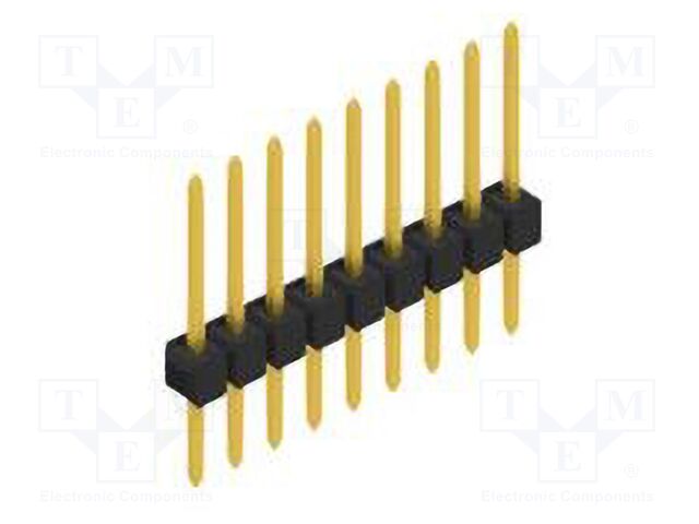 Connector: pin strips; pin header; male; PIN: 9; 2.54mm; THT; 1x9