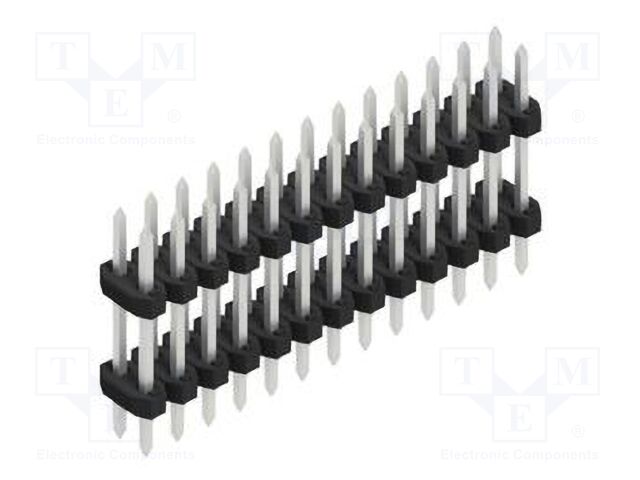 Connector: pin strips; pin header; male; PIN: 26; 2mm; THT; 2x13