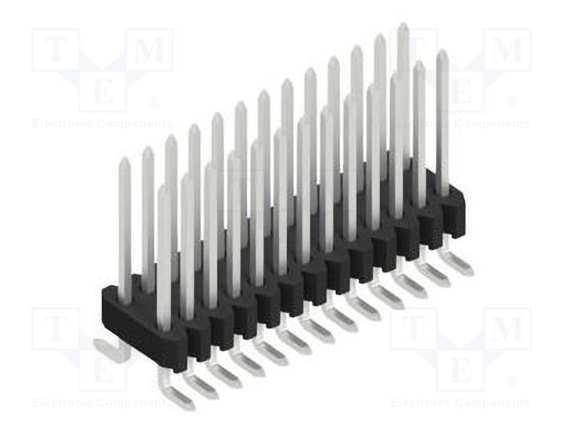 Connector: pin strips; pin header; male; PIN: 26; 1.27mm; SMT; 2x13