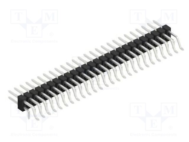 Connector: pin strips; pin header; male; PIN: 52; 2.54mm; SMT,THT