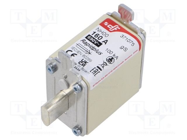 Fuse: fuse; gS; 160A; 690VAC; 440VDC; NH00