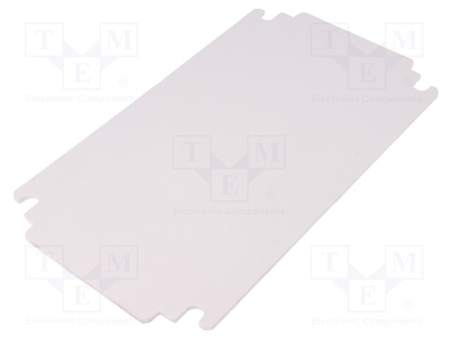 Mounting plate; polyester; W: 150mm; L: 265mm; Wall thick: 1.8mm