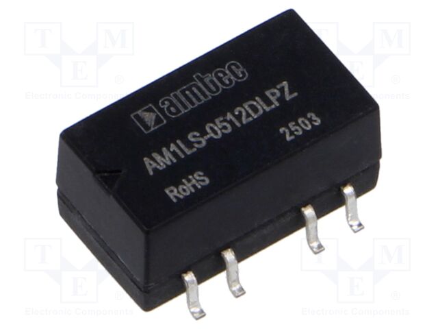 Converter: DC/DC; 1W; Uin: 4.5÷5.5V; Uout: 12VDC; Uout2: -12VDC; SMD