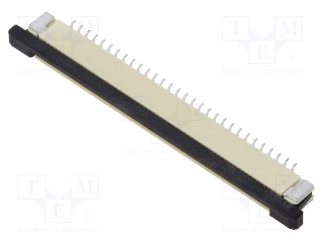 Connector: FFC/FPC; Plating: tinned; SMT; PIN: 30; 1mm; horizontal