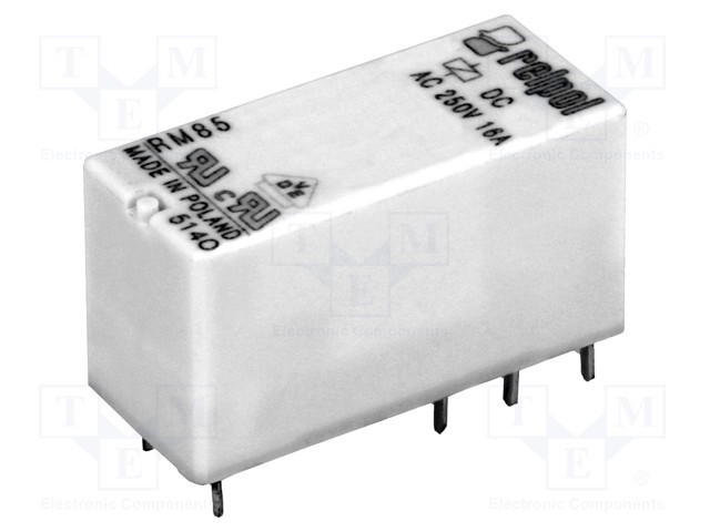 Relay: electromagnetic; SPDT; Ucoil: 24VDC; 16A/250VAC; 16A/24VDC