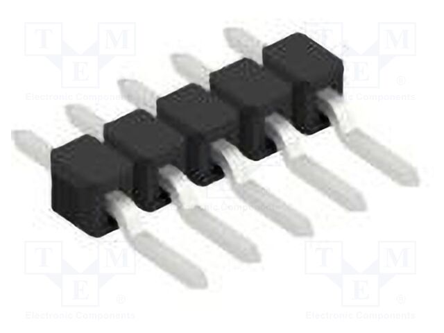 Connector: pin strips; pin header; male; PIN: 5; 2.54mm; SMT; 1x5