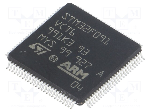 ARM microcontroller; Flash: 256kB; 48MHz; SRAM: 32kB; LQFP100