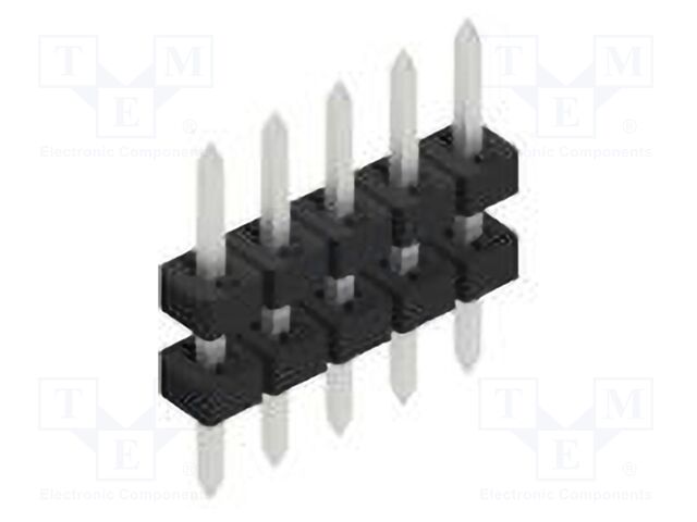 Connector: pin strips; pin header; male; PIN: 5; 2mm; THT; 1x5; 100V