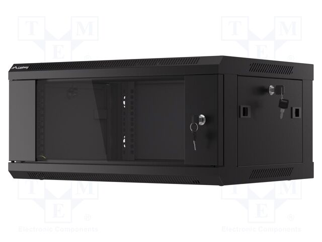 Enclosure: rack cabinet; Standard: 19"; 4U; black; Z: 450mm; X: 600mm
