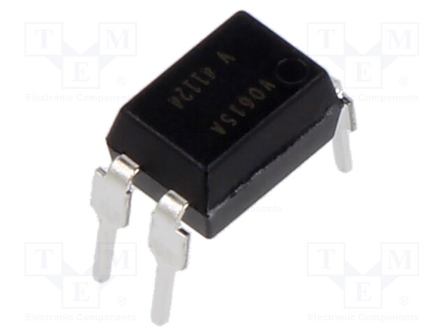 Optocoupler, Transistor Output, 1 Channel, DIP, 4 Pins, 60 mA, 5 kV, 50 %