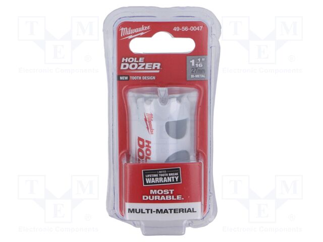 Hole saw; 27mm; bimetal