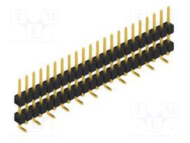Connector: pin strips; pin header; male; PIN: 22; 2.54mm; SMT; 1x22