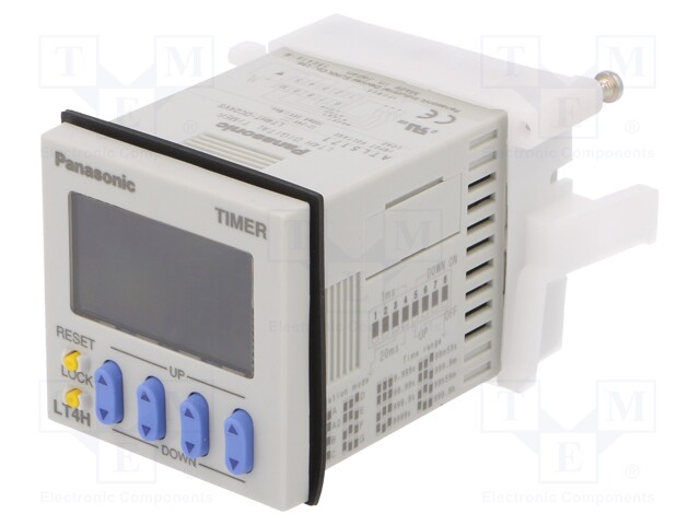 Timer; Range: 0,001s÷999,9h; transistor; 12÷24VDC; on panel