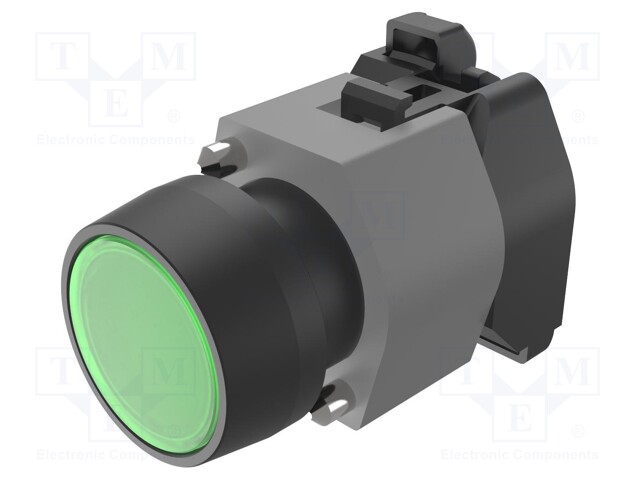 Control lamp; 22mm; OptoHiT; -40÷55°C; Ø22.3mm; IP65; green