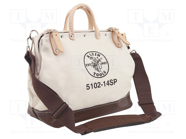 Bag; tool case; bronze,natural; fabric; 356x254x152mm