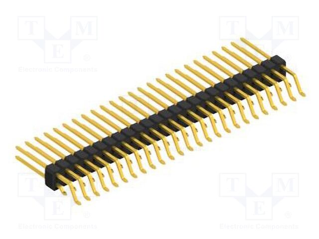 Connector: pin strips; pin header; male; PIN: 50; 2.54mm; SMT; 2x25