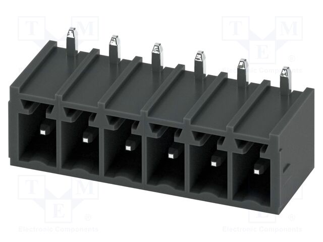 PCB headers, nominal cross section: 1.5 mm2, color: black, n